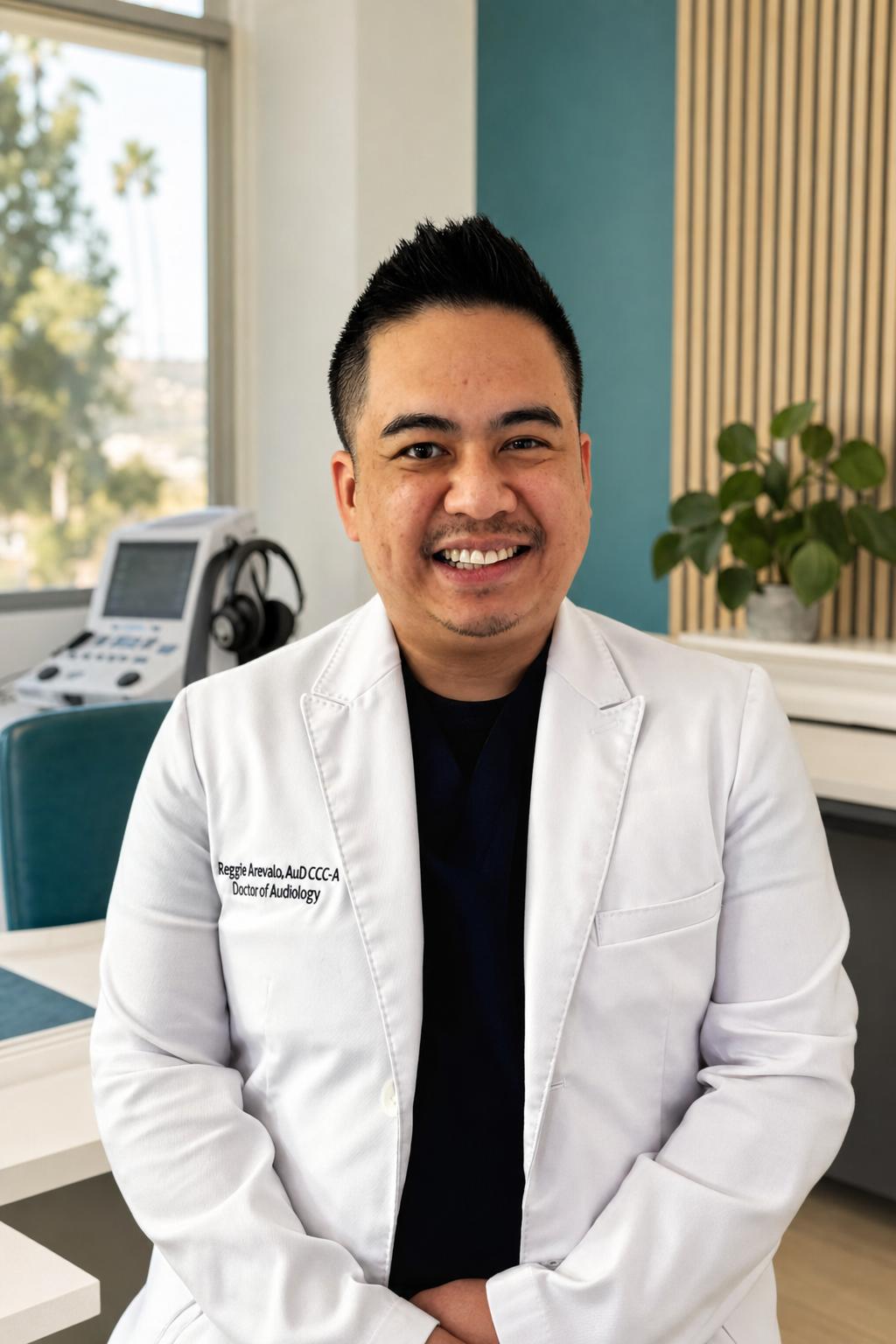 Dr. Reginald Arevalo, AuD, CCC-A, FAAA, audiologist with Hearing Onsite